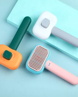 Brosse à poils pour chats et chiens, peigne de massage, brosse à nœuds ouverts, outil de toilettage et de nettoyage, peigne en acier inoxydable