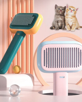 Brosse à poils pour chats et chiens, peigne de massage, brosse à nœuds ouverts, outil de toilettage et de nettoyage, peigne en acier inoxydable